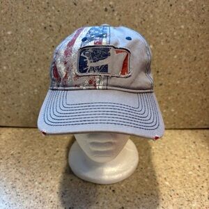 Men’s or Women’s Major League Bowhunter Gray Patriotic Distressed Baseball Cap